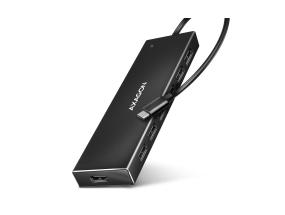 I/O HUB USB-C 7PORT FLAT/0.3M HUE-F7C AXAGON