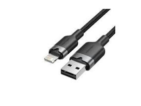 CABLE USB2.0 TO LIGHTNING/1M BLACK LANBF VENTION