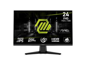 LCD Monitor MSI MAG 242F 23.8" Gaming Matte Panel IPS 1920x1080 16:9 200Hz 0.5 ms Colour Black...