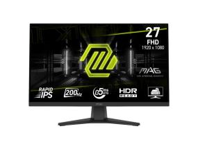 LCD Monitor MSI MAG 272F 27" Gaming Matte Panel IPS 1920x1080 16:9 200Hz 0.5 ms Colour Black MAG272F