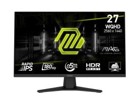 LCD Monitor MSI MAG 274QF 27" Gaming Matte Panel IPS 2560x1440 16:9 180Hz 0.5 ms Colour Black...