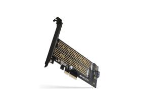 SSD ACC ADAPTER NVME/SATA/M.2/SP&LP PCEM2-D AXAGON