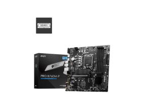 Mainboard MSI Intel B760 Express LGA1700 Micro-ATX Memory DDR5 Memory slots 4 2xPCI-Express 1x...