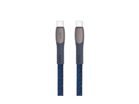CABLE USB-C TO USB-C 1.2M/BLUE PS6105 BL12 RIVACASE