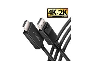 CABLE DP TO HDMI 1.8M/RVD-HI20C2 AXAGON