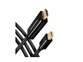 CABLE MINI DP TO HDMI 1.8M/RVDM-HI14C2 AXAGON