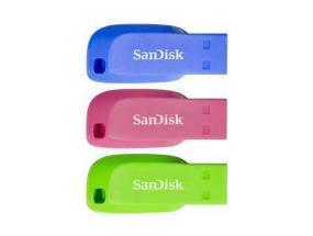 MEMORY DRIVE FLASH USB2 16GB/3PCS SDCZ50C-016G-B46T SANDISK