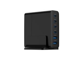 CHARGER USB UNIVERSAL 6P 75W/TA-UC-2A4C-PD75-01-BK GEMBIRD