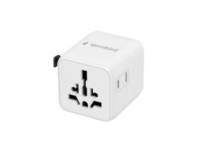 POWER ADAPTER TRAVEL/WHITE TPA-INT-01-W GEMBIRD
