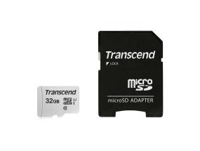 MEMORY MICRO SDHC 32GB W/ADAPT/C10 TS32GUSD300S-A TRANSCEND