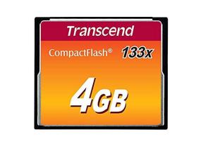 MEMORY COMPACT FLASH 4GB/SLC TS4GCF133 TRANSCEND
