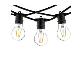 LAMP LED GARLAND GARDEN STRING/E27 10M VS-628 VISIONAL