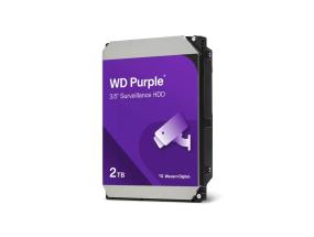 HDD WESTERN DIGITAL Purple 2TB SATA 256 MB 3,5" WD23PURZ