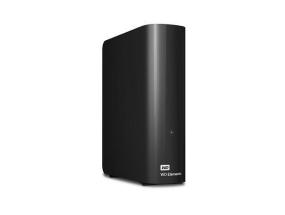 External HDD WESTERN DIGITAL Elements Desktop 10TB USB 3.0 Drives 1 Black WDBWLG0100HBK-EESN