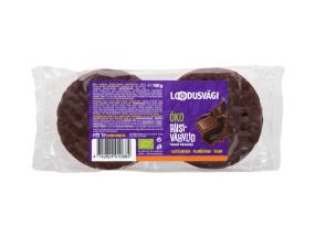 LOODUSVÄGI Mahe riisivahvlid tumeda šokolaadiga 100g