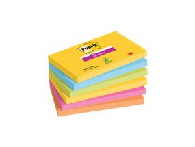 Märkmepaber 76x127mm POST-IT Super Sticky Carnival 6x90 lehte
