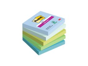 Märkmepaber 76x76mm POST-IT 654 SS Oasis 5x90 lehte