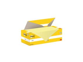 Märkmepaber 76x76mm POST-IT kanaari kollane 12x100 lehte + 12 pk TASUTA