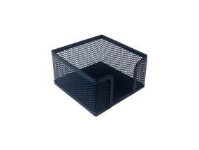 Märkmepaberite hoidja lauale FORPUS 9,5x9,5cm metallist must