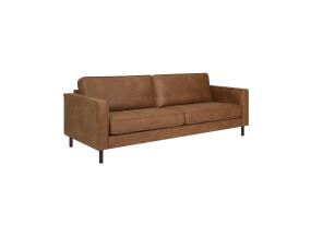 Diivan LUCAS 3-kohaline, pruun, 219x90xH79cm