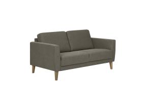 Diivan LANDO 2-kohaline, tumebeež, 158x89xH80cm