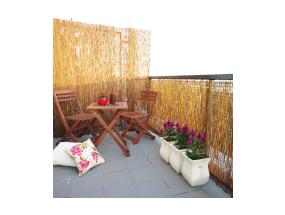 Rull bambusaed IN GARDEN, 1x3m, naturaalne bambus D14/16mm, ühendustraat läbi bambuse