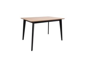 Söögilaud ROXBY 120x80xH76cm, tamm/must