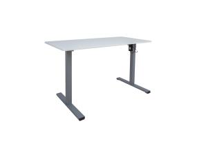 Töölaud ERGO OPTIMAL 1-mootoriga 120x60cm, valge