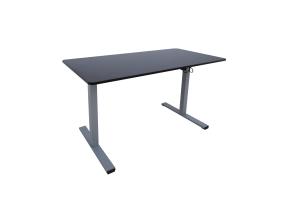 Töölaud ERGO OPTIMAL 1-mootoriga 120x60cm, must