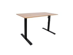 Töölaud ERGO OPTIMAL 1-mootoriga 140x70cm, hikkoripuu