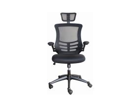 Töötool RAGUSA 66,5x51xH117-126cm, must