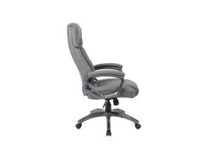 Töötool HOWARD, 66x75,5xH116-123,5cm, hall, kunstnahk, plastik