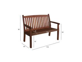 Pink WINDSOR 116x64xH95cm, meranti