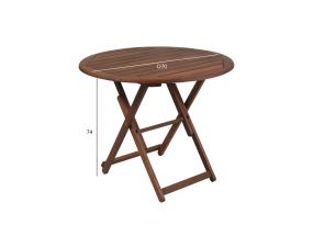 Laud NANTES D70xH74cm, meranti