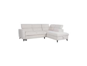 Nurgadiivanvoodi SAMANTHA PN 255x95/205xH82/99cm, valge