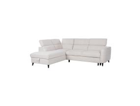 Nurgadiivanvoodi SAMANTHA VN 255x205/95xH82/99cm, valge