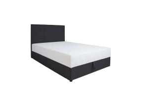 Kontinentaalvoodi LEIKO 140x200cm, must