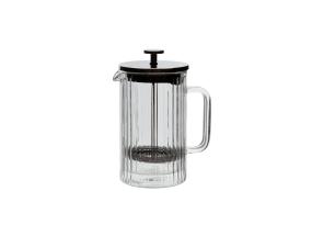 Presskann FRENCH DOUBLE 600ml klaasist topeltseinaga, triip