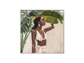 Maal raamiga FAMOUS 82,5x82,5cm, "Rihanna"