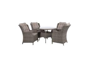 Aiamööblikomplekt TRENTO laud ja 4 tooli