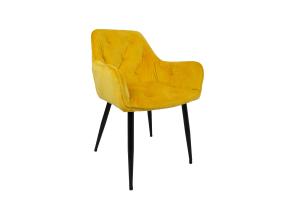 Tool BRITA 58x63H83cm, kollane samet