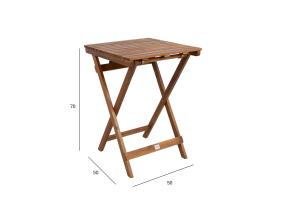 Laud GWEN 50x50xH70cm, akaatsia