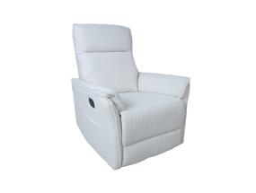 Tugitool GERRY manuaalne recliner, valge
