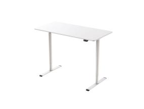 Töölaud ERGO LIGHT 1-mootoriga 120x60xH72,5-117,5cm, valge