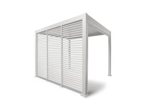 Lamellsein varikatusele MIRADOR-111 4m, valge