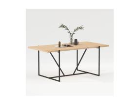 Söögilaud CINDY 160x90xH75cm, melamiin tamm