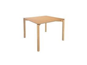 Söögilaud GARDENIA 90x90xH75cm, tamm