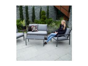 Aiamööblikomplekt ADRIO laud, diivan ja 2 tooli