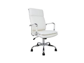 Töötool ULTRA 54,5x60xH106,5-116,5cm, valge kunstnahk