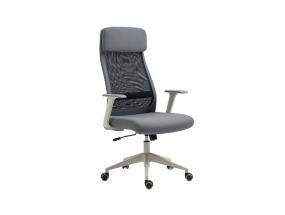 Töötool ELMER 67x62xH113-124cm, hall / must